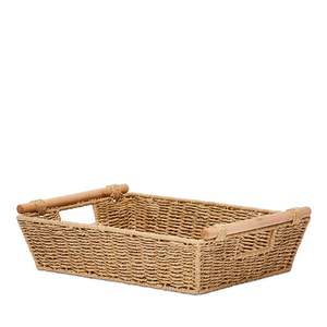 Plateau de Service à thé et café de qualité supérieure, plateau en rotin de forme arrondie pour la cuisine, équipement de Service de restauration, plateau de Service - Product Image 6