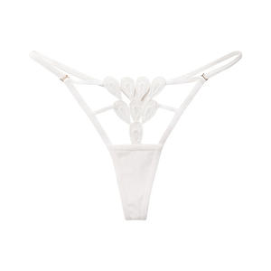Tanga Sexy de Encaje Tejido Cómodo para Mujer, Pantalones de Bikini de Nailon y Elastano de Secado Rápido para Comodidad Diaria y Ocasiones Especiales - Product Image 2