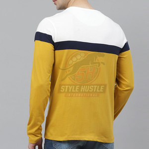 Camisetas de Manga Larga para Hombre, Último Modelo, MOQ Bajo, Tela Suave, Nuevo Diseño - Product Image 3