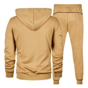 Fabricant personnalisé de haute qualité chenille brodée sweat à capuche lourd et jogger ensemble de survêtements de créateur imprimés sur toute la surface pour hommes - Product Image 2