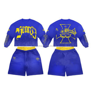 Conjuntos Deportivos Casuales de Verano Personalizados de 2 Piezas, Conjunto de Camiseta de Manga Corta para Mujer, Pantalones Cortos de Algodón para Mujer, Conjunto de Pantalones Cortos de Verano Unisex - Product Image 5