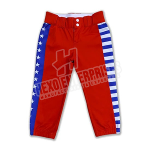 Pantalons de baseball personnalisés Vente en gros Pantalons de baseball softball Pantalons à rayures grises Pantalons de baseball - Product Image 3