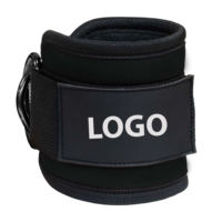 Sangle de cheville professionnelle de haute qualité en polyester et coton, douce, pour la protection lors de la musculation, 100% matériau original