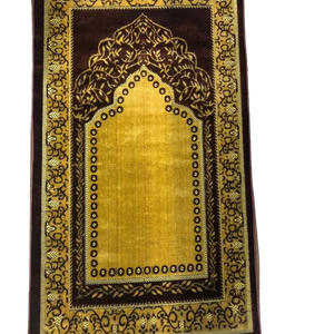 Tapis de prière turc de qualité supérieure motif magnifiquement imprimé tapis de prière confortable prix de gros tapis de prière de voyage portable - Product Image 1