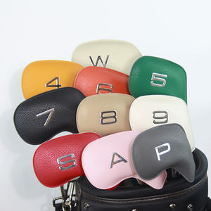 METAL PLATE IRON <b>COVER</b> <b>Golf</b> <b>club</b> <b>COVER</b> Stylish and Flexible Metal Plate <b>Golf</b> <b>head</b> <b>COVER</b> - Product Image 3