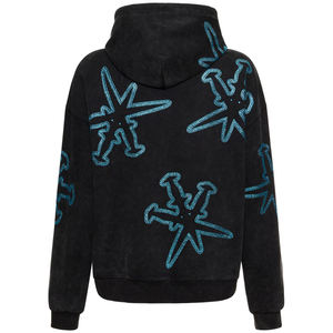 Sweat à capuche zippé avec broderie de toile d'araignée pour homme et femme, style décontracté hip-hop, sublimation, sweat à capuche zippé - Product Image 6