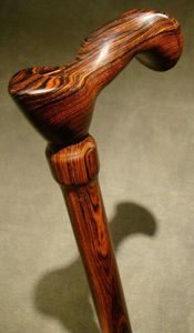 Precio HECHO A MANO Bastón de madera ajustable con múltiples nudos Bastón de madera fuerte para ancianos por Standard International - Product Image 4