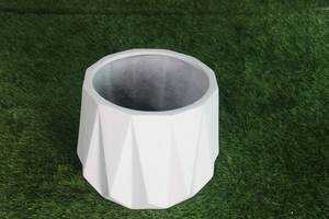 Ensemble de pots décoratifs en résine brillante pour terrasses intérieures et extérieures Vase à fleurs en PRF pour hôtels, centres commerciaux, bureaux, aéroports à usage domestique - Product Image 2