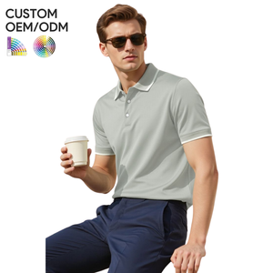 Camisa de Manga Corta Personalizada para Hombre |   Tejido de Punto 100% Algodón de 200g, Impresión por Transferencia de Calor, Transpirable, Diseño Sólido, Logotipo Frontal - Product Image 1