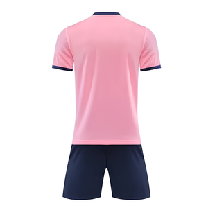 Camisetas de Fútbol Sublimadas con Impresión Personalizada, 100% Poliéster, Secado Rápido, Cuello en V, Manga Corta, Unisex, para Adultos, OEM, Venta al Por Mayor - Product Image 2