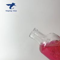 Bouteilles en verre vides classiques de qualité supérieure, populaires, personnalisables, pour vodka, whisky, tequila, 500 ml, 700 ml