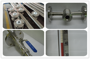 أجهزة قياس مستوى المياه لقياس مستوى المياه السائل العائم المغناطيسي الصناعي مع جهاز إرسال RS485 HART 4 ~ 20mA - Product Image 3