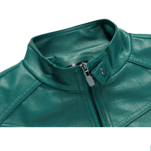 100% Genuine Fashion Leather Winter Motorbike <b>Jacket</b> Custom Loose Fit <b>Long</b> Sleeve Breathable Coated <b>Waterproof</b> Windproof High - Product Image 3