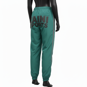 Pantalones Cortavientos para Mujer, Ligeros, Tejido de Poliéster y Nailon, Diseño de Paneles Laterales, Logotipo de Transferencia de Calor - Product Image 5