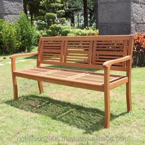 Vente en gros de tabouret en bois traditionnel classique, banc de restaurant sans dos, chambre d'école, villa, salle de bain, patio de jardin moderne - Product Image 4