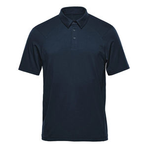 POLO de punto gris sólido personalizado de la mejor calidad para hombre con patrón Venta en línea - Product Image 2