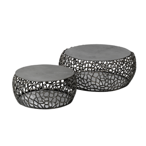 Colores personalizados, diseño moderno, aleación de aluminio, Metal, decoración de lujo para el hogar, mesa de centro dorada, mesas, muebles de sala de estar - Product Image 6