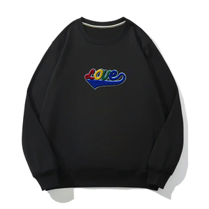 Sweatshirts à capuche lourds et pantalons de survêtement avec broderie en chenille pour hommes survêtements ensemble de survêtement deux pièces - Product Image 3