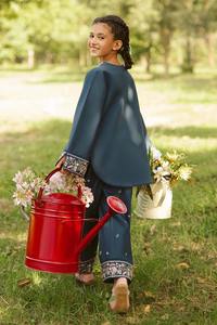 Elegante Lehenga Choli Tradicional Pakistaní para Niñas, 100% Acrílico, Formal para Fiestas y Ocasiones Festivas - Product Image 5