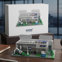 Maquettes architecturales personnalisées en blocs de construction, scènes de machines à thème IP, ensembles de construction, cadeaux d'entreprise, cadeaux culturels et créatifs