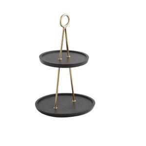 Support à gâteaux rond en nacre pour la décoration de table de fête de Noël, idéal pour les réceptions royales - Product Image 5