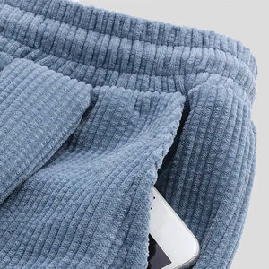 Pantalones cálidos de invierno para hombre, pantalones Cargo informales de PANA con cordón recto personalizado con bolsillos grandes - Product Image 6