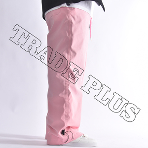 กางเกงเล่นสกีขายาวมีเชือกรัดเอวสำหรับเล่นสกีกางเกงวอร์มกันน้ำสีชมพูทันสมัยสำหรับ2025 - Product Image 4