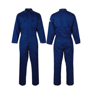 Traje de trabajo de seguridad de algodón 100% FR al por mayor, ropa de trabajo ignífuga para hombres con cinta reflectora para adultos - Product Image 5