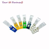 Clips de plástico para tarjetas de identificación Clip de correa de identificación