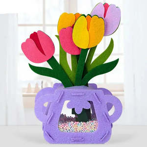 Model Building Tool Kits Floral Pot Construction <b>Puzzle</b> <b>Jigsaw</b> <b>Puzzle</b> - Product Image 5