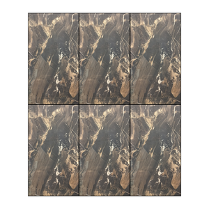 กระเบื้องปูพื้นพอร์ซเลนเคลือบเงา600X1200MM การตกแต่งภายในห้องนั่งเล่นหรูหรามันวาวสูง60x120CM อัพเกรด - Product Image 6