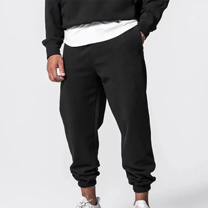 Ensemble de survêtement unisexe en coton 100 % vierge, brodé, style streetwear, avec sweat à capuche et pantalon de jogging, collection 2026 - Product Image 3