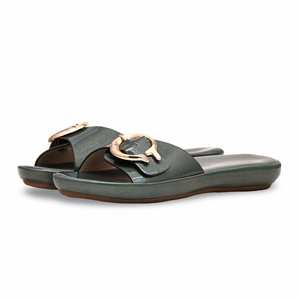 รองเท้าแตะผู้หญิงสีเขียว - Product Image 3