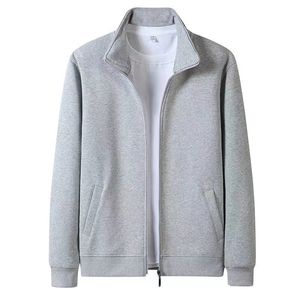 Chaqueta Deportiva Informal de Gran Tamaño para Hombre y Mujer, con Cuello Alto, Cremallera y Forro Polar, Nueva Colección de Algodón - Product Image 1