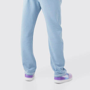 Fabricantes de ropa personalizada Conjuntos de Jogger unisex de 2 piezas, conjunto de Sudadera con capucha lisa de algodón 100%, chándal de joggers acampanados - Product Image 6