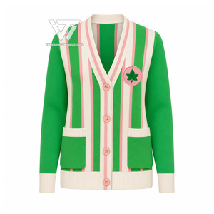 Alpha grec personnalisé |   Kapa |   Vêtements de la sororité Alpha, cardigan brodé, pull universitaire, accessoires grecs - Product Image 1