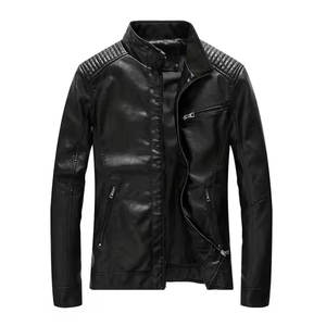 Chaqueta de cuero de hombre transpirable de color soporte personalizado de alta calidad ropa informal al aire libre a precio al por mayor calidad genuina - Product Image 6