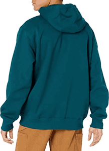 OEM Custom Wholesale 100% Cotton Fleece Baggy 1/4 Zipper Printed Cotton Pullover Three Quarter Half Zip Hoodie for Men - Product Image 6