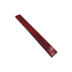 BAR Autotech Universal Adhesive <b>Tape</b> Motorcycle Reflex <b>Reflector</b> Rectangular Black ABS Body PMMA Lens Accessory - Product Image 6