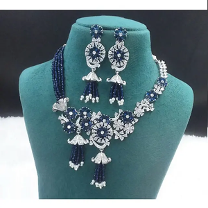 Encantador conjunto de joyas de diamantes americanos, regalo elegante de alta calidad para ocasiones especiales, disponible en cantidad a granel - Product Image 2