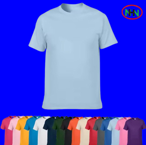 T-shirt pour homme en gros, vierge, personnalisable, 100% coton, logo pour homme, impression unie, t-shirt blanc et noir vierge, décontracté - Product Image 6