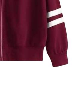 Sweat à capuche zippé à imprimé floral marron pour femme, style oversize décontracté, streetwear, veste d'hiver tendance - Product Image 6