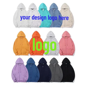 Vendors Unisex Heavyweight 100% Cotton Sweatshirt <b>Black</b> Two-Tone <b>Hoodie</b> with Crewneck <b>Plain</b> Dyed for Winter - Product Image 5