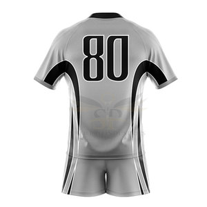 Tenues de rugby pour adultes à faible MOQ, dernier design, respirantes, écologiques, séchage rapide, 100 % polyester, vêtements de sport d'extérieur - Product Image 2
