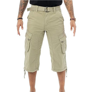 กางเกงขาสั้นคาร์โก้ลำลองสำหรับผู้ชาย สไตล์สปอร์ต มีกระเป๋าหลายช่อง เหมาะสำหรับออกกำลังกาย ขายส่งตามสั่ง - Product Image 1