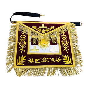 18 Degrés Rose Croix Tablier Écossais Haute Qualité Blanc Enfants En Cuir Royal Arche Maçonnique Regalia feeemason Prix De Gros Fait - Product Image 5