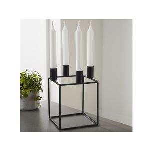 Porte-bougie hurricane en métal élégant pour une utilisation intérieure et extérieure, idéal pour les mariages, les fêtes, les célébrations et l'éclairage domestique - Product Image 1