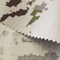 Tissu Pongee enduit 65% polyester 35% coton, camouflage, ripstop, coupe-vent, résistant aux déchirures, tissé, pour vêtements d'extérieur