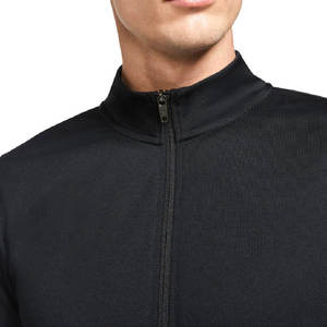 เสื้อแจ็คเก็ตวาฟเฟิลรุ่นเฮฟวีเวตของผู้ชายกางเกงใส่สบายมีปกสีล้วนมีซิปขึ้นสำหรับฤดูใบไม้ผลิฤดูใบไม้ร่วงฤดูหนาว - Product Image 5