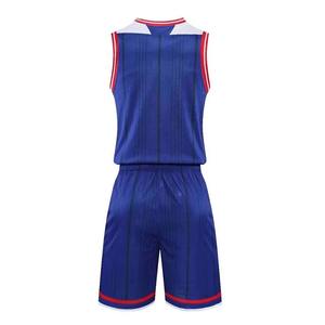 Venta al por mayor conjunto de uniforme de baloncesto para los hombres de diseño personalizado de alta calidad de impresión por sublimación uniforme de baloncesto para el equipo de ropa deportiva - Product Image 6